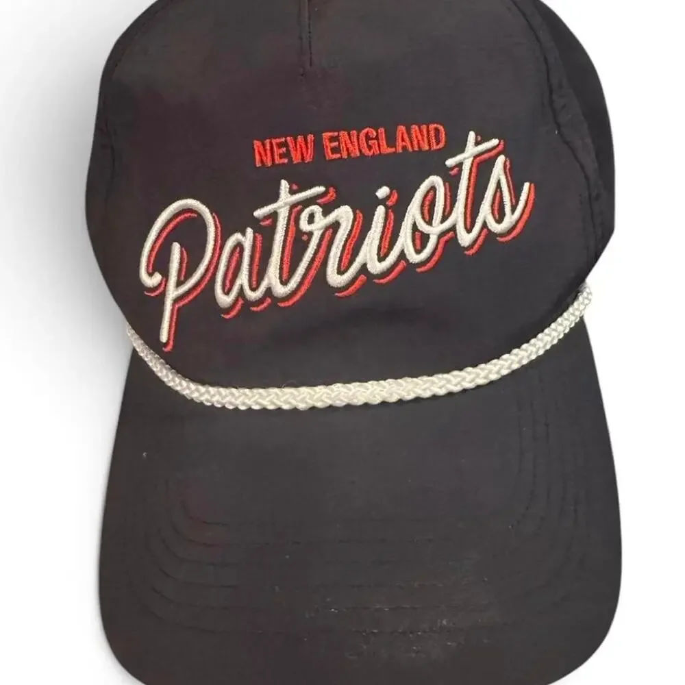 New England Patriots ’47 Brand Rope Snapback Hat Black OSFA